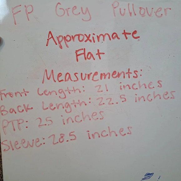 FP Movement Grey Brushed Nova Cowl Neck Hooded Pullover Sweater Size Medium - Picture 7 of 7